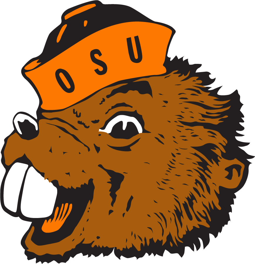 Oregon State Beavers 1961-1998 Primary Logo diy DTF decal sticker